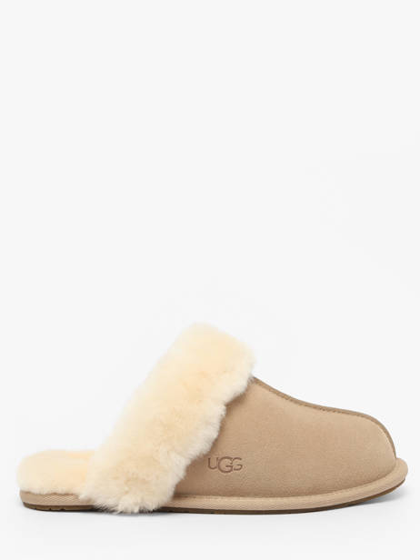 Scuffette Ii Pantoffels Uit Leder Ugg Beige accessoires 1106872